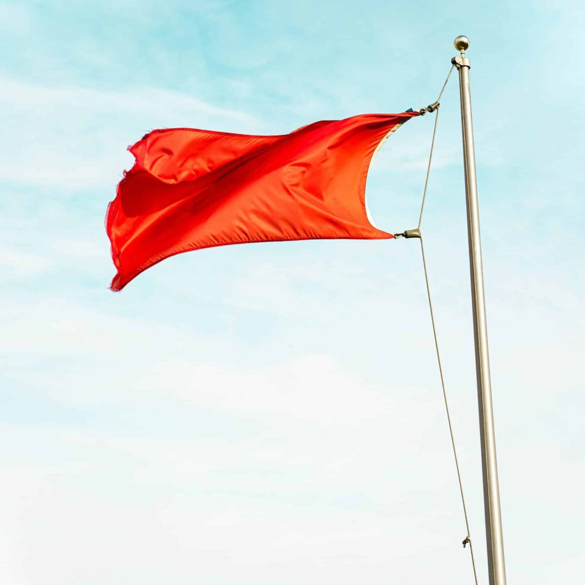 drapeau rouge